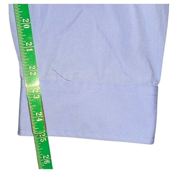 Croft & Barrow Easy Care Classic Fit Dress Shirt Men's Long Sleeve Blue neck 22 - Picture 5 of 11